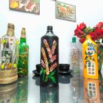 Hand-Painted Decorative Bottle